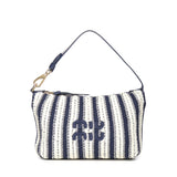 Pouch in crochet e pelle 5NE841 2IHDF017J MIU MIU 