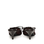 Sabot con tacco in tessuto rete 5R594E 099F0003 MIU MIU 