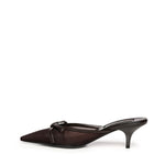 Sabot con tacco in tessuto rete 5R594E 099F0003 MIU MIU 