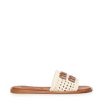 Sandali in crochet e pelle 5XX667 2BDFF0304 MIU MIU 