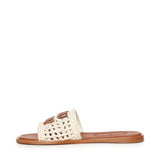 Sandali in crochet e pelle 5XX667 2BDFF0304 MIU MIU 