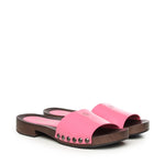 Zoccoli in vernice con logo 5Z425E 069F0638 MIU MIU 