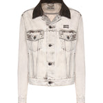 Blouson in denim GWB273 183TF0009 MIU MIU 