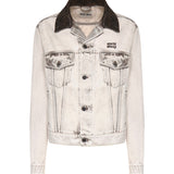 Blouson in denim GWB273 183TF0009 MIU MIU 