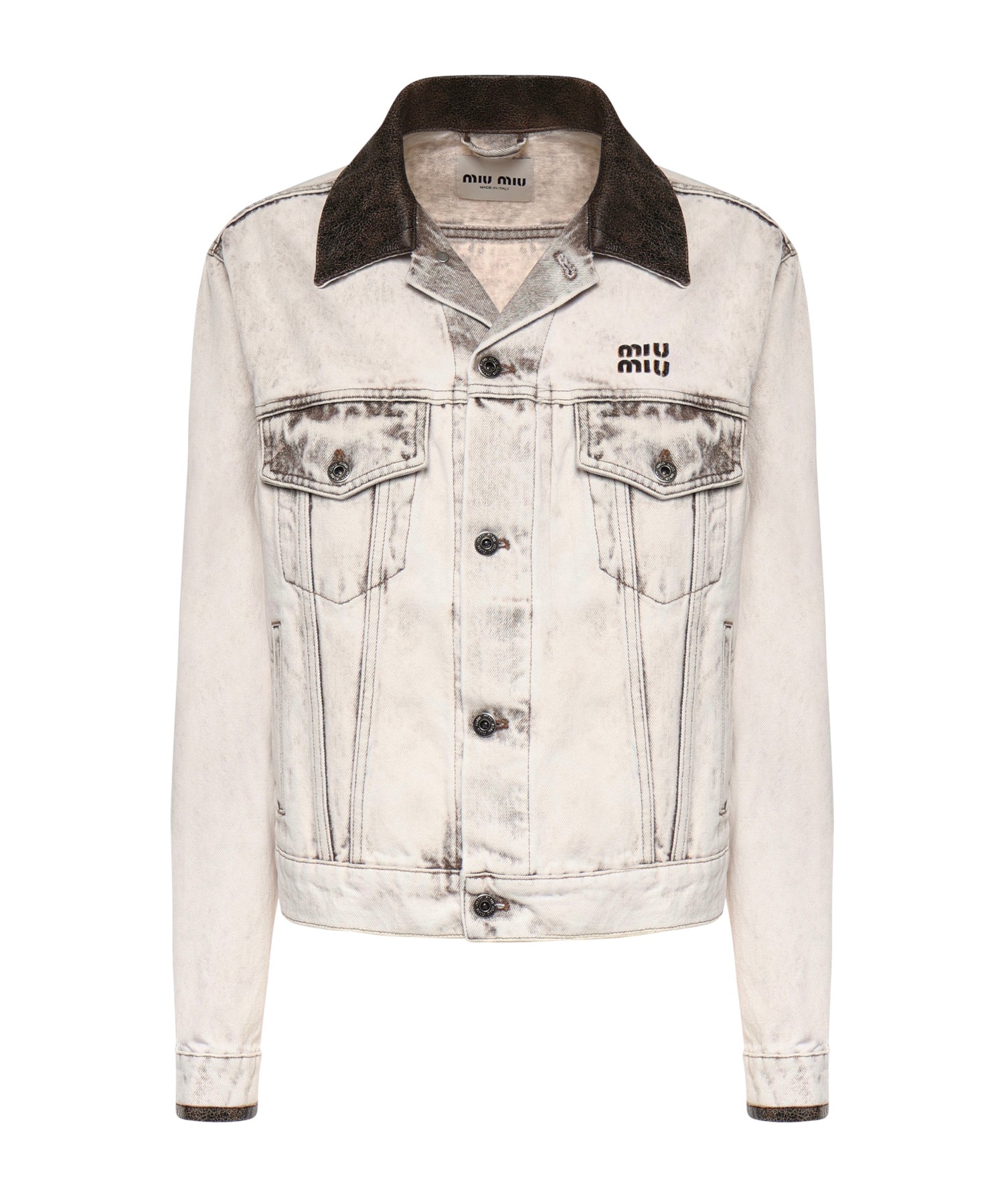 Blouson in denim GWB273 183TF0009 MIU MIU 