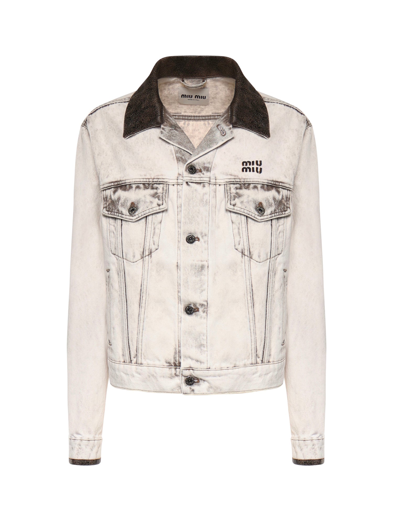 Blouson in denim GWB273 183TF0009 MIU MIU 