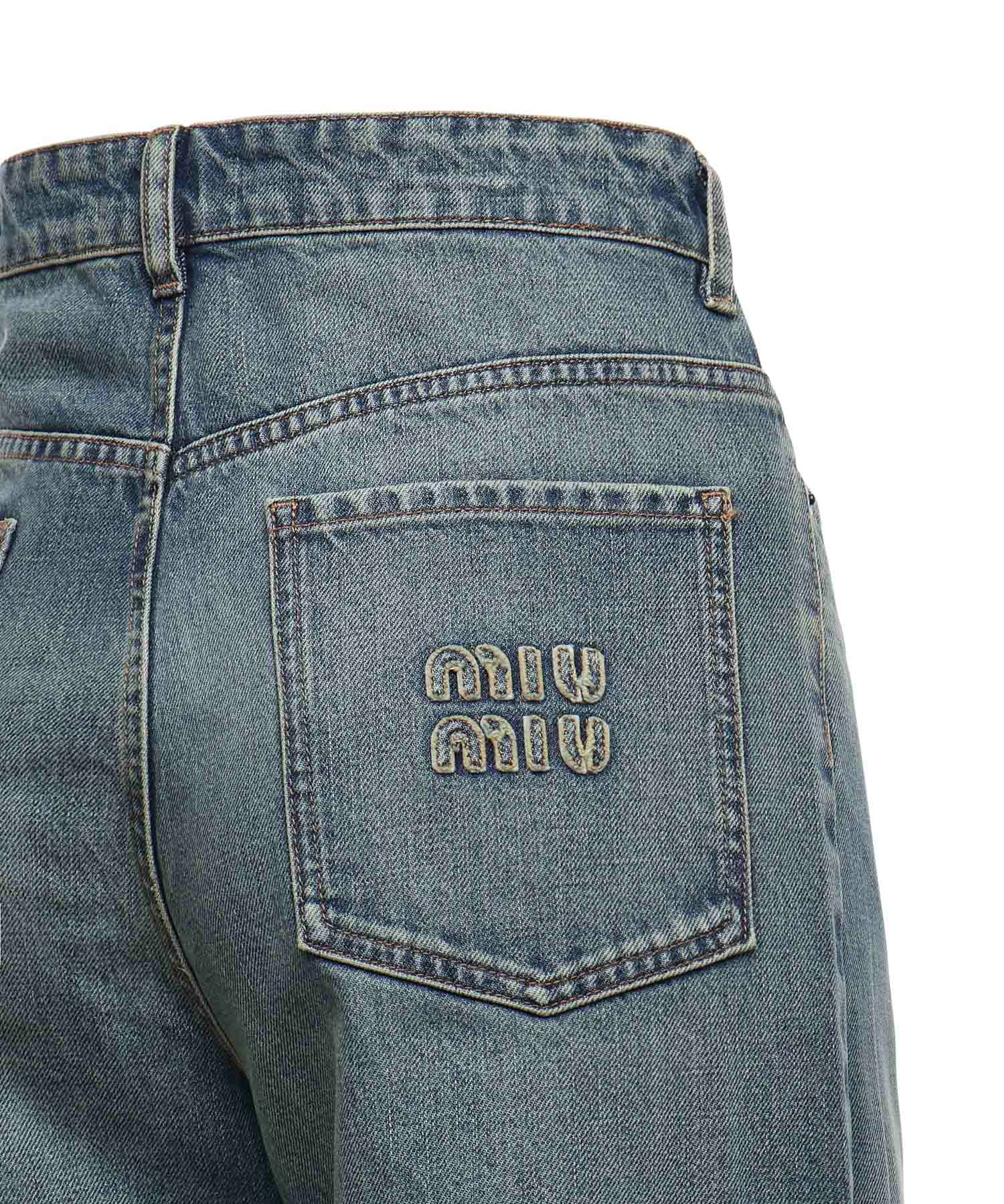 Jeans in denim GWP483 181DF0008 MIU MIU 