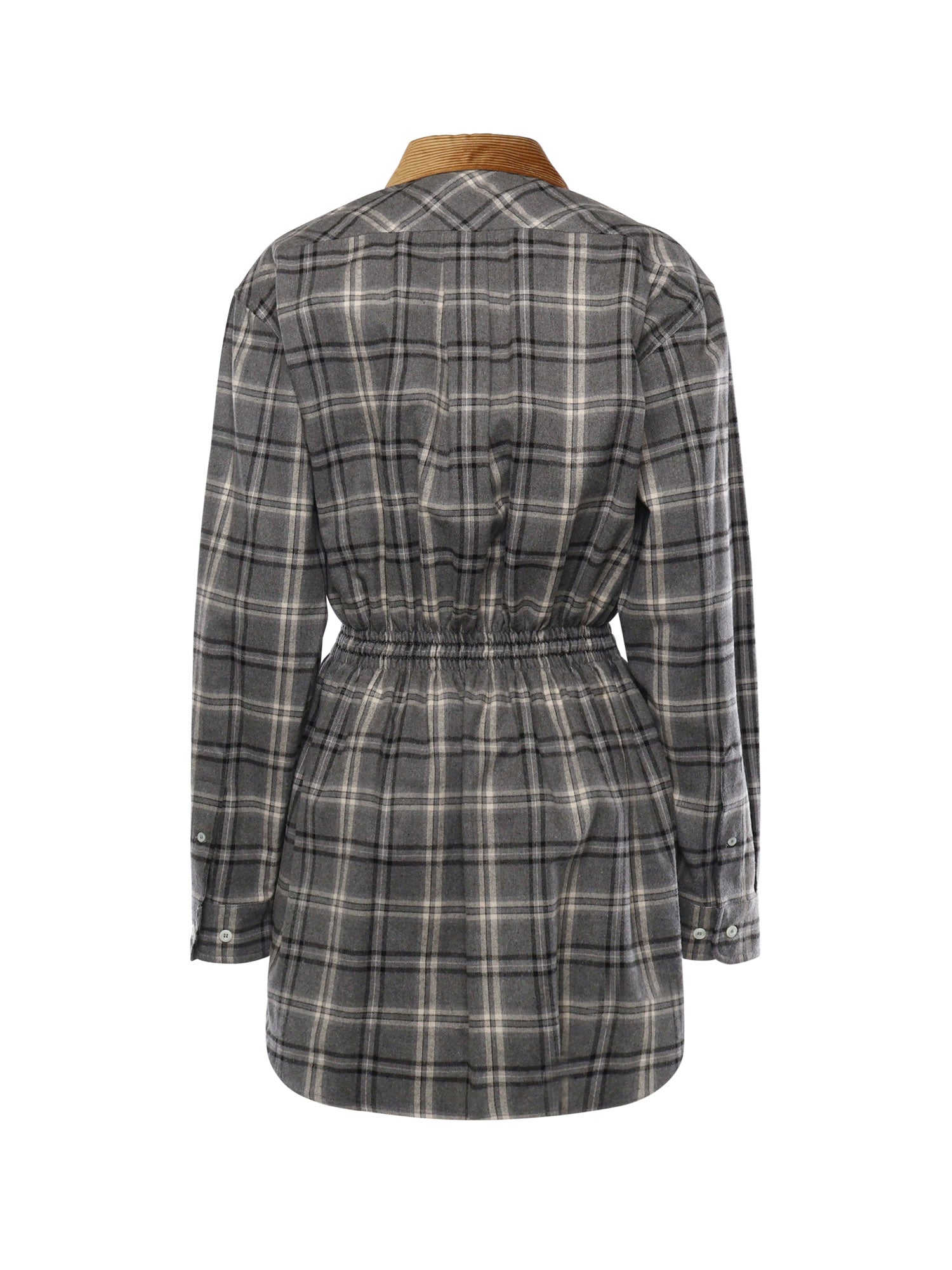 Abito corto in flanella MF6159 1807F0480 MIU MIU 