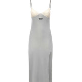 Abito in jersey di seta MF6233 19E1F0031 MIU MIU 