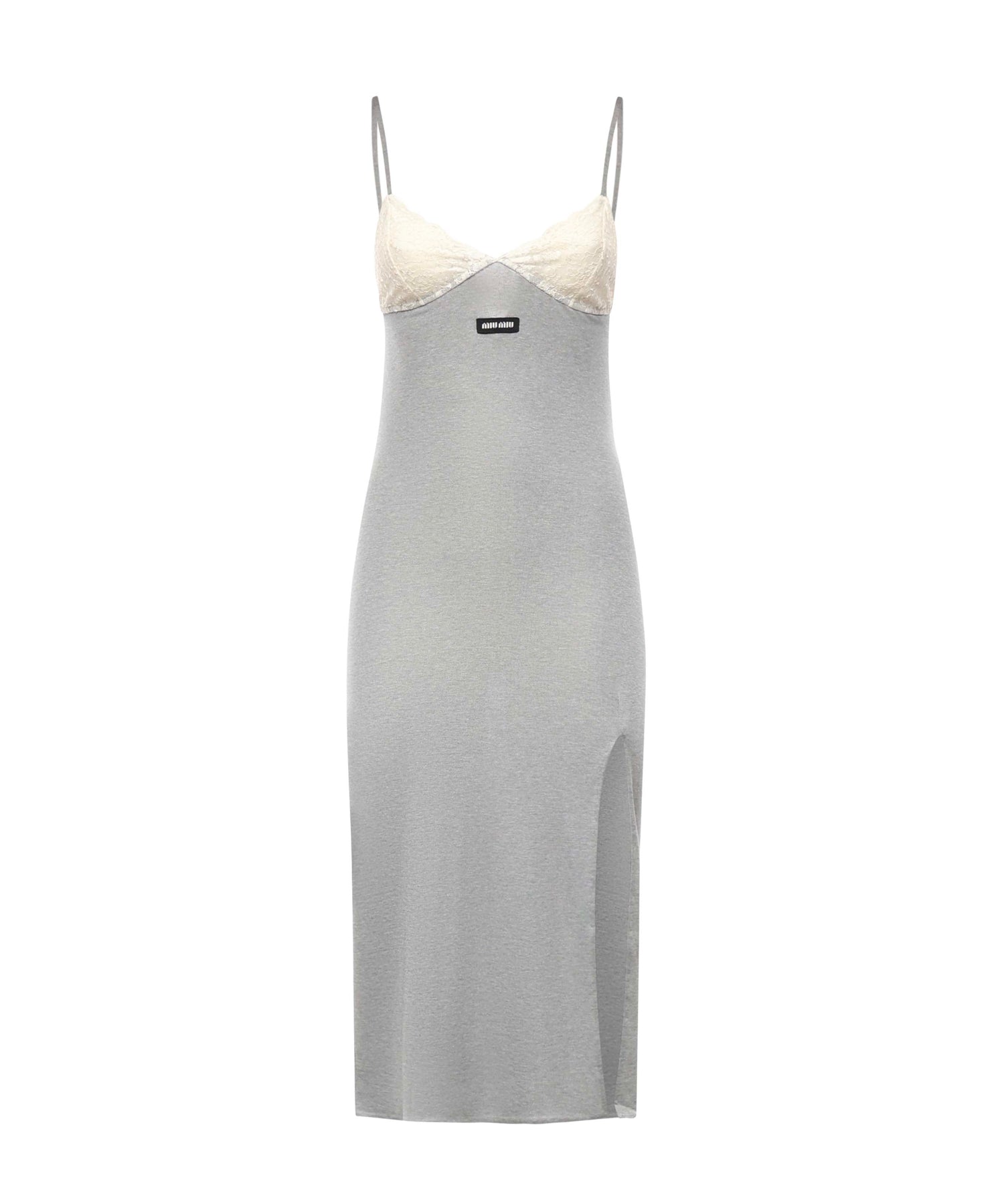 Abito in jersey di seta MF6233 19E1F0031 MIU MIU 