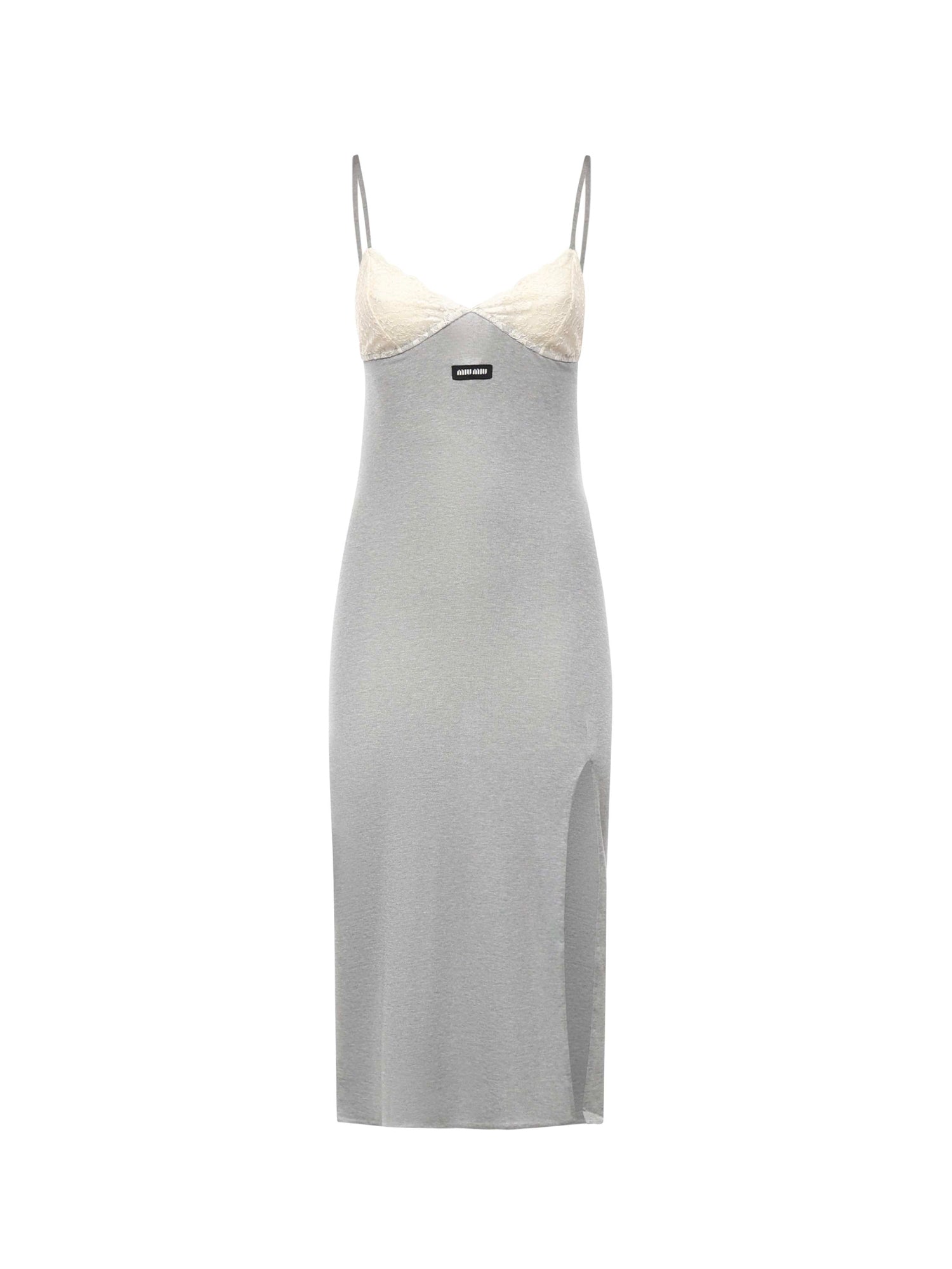 Abito in jersey di seta MF6233 19E1F0031 MIU MIU 