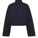 Felpa in cotone con zip MJLA09 18TPF0008 MIU MIU 