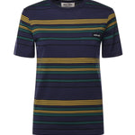 T-shirt in jersey a righe MJNA09 18ZVF0V9D MIU MIU 