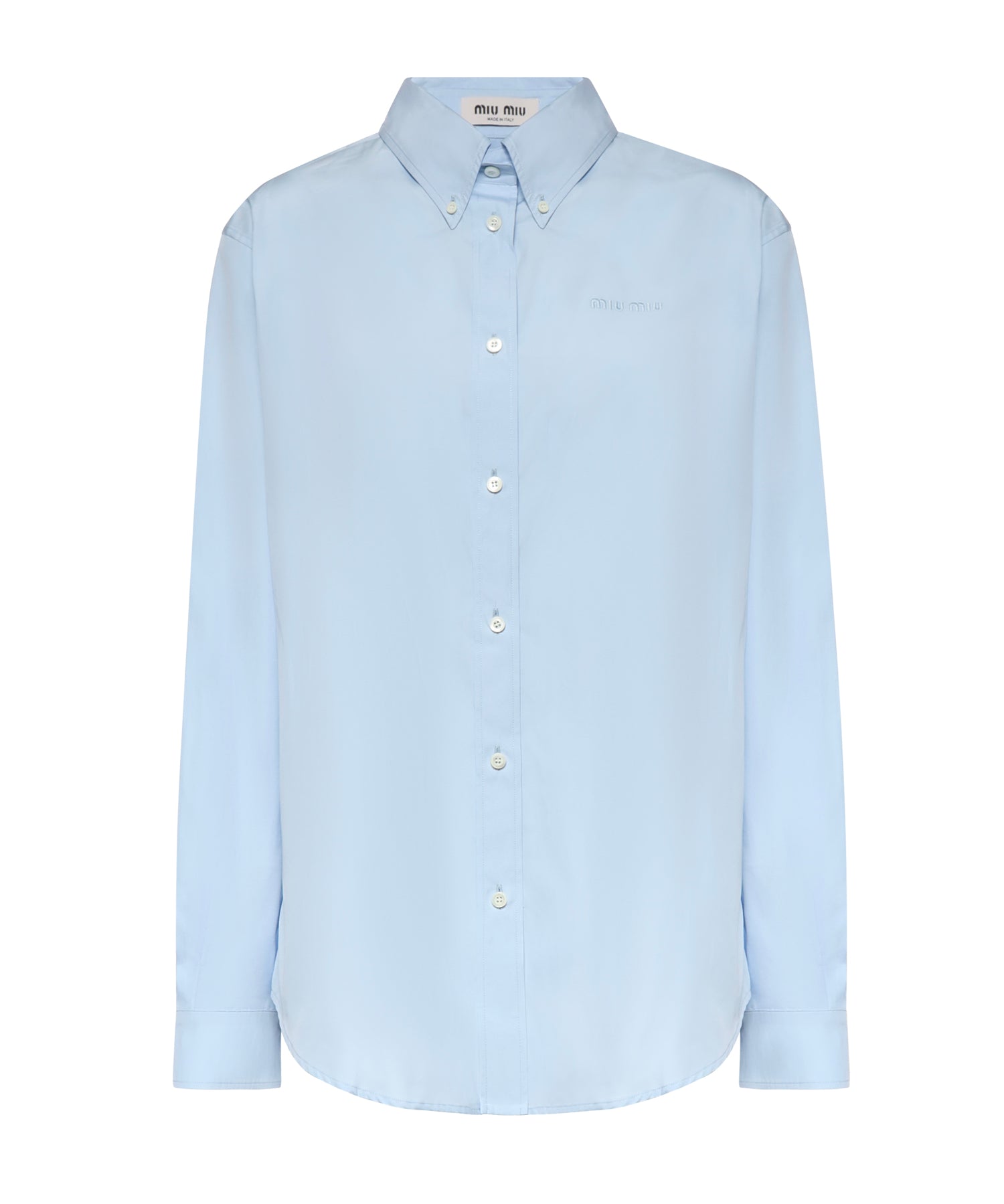 Camicia in popeline MK1693 19SEF0013 MIU MIU 