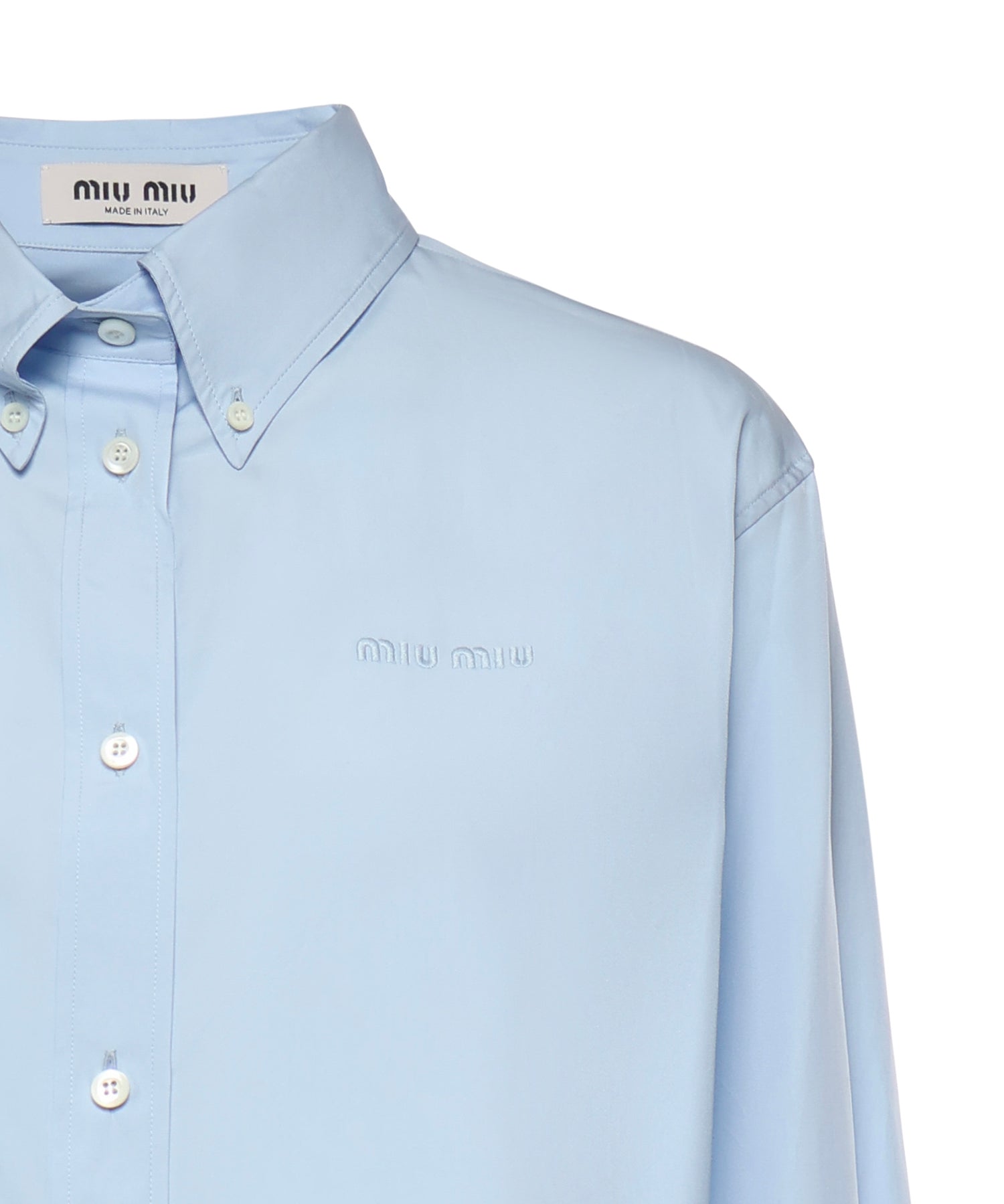 Camicia in popeline MK1693 19SEF0013 MIU MIU 