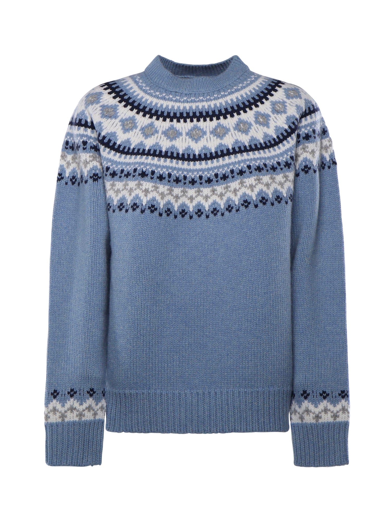 Maglione girocollo in lana MML02Y 18SIF0013 MIU MIU 