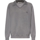 Maglia polo in lana MML05J 16WJF0BD9 MIU MIU 