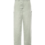 Pantaloni in gabardine con logo MP1723 1350F0089 MIU MIU 