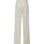 Pantaloni pigiama in popeline riga MP1829 180UF0061 MIU MIU 