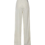 Pantaloni pigiama in popeline riga MP1829 180UF0061 MIU MIU 