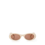 Occhiali da sole con logo MU06ZS 21D90Q50 MIU MIU 