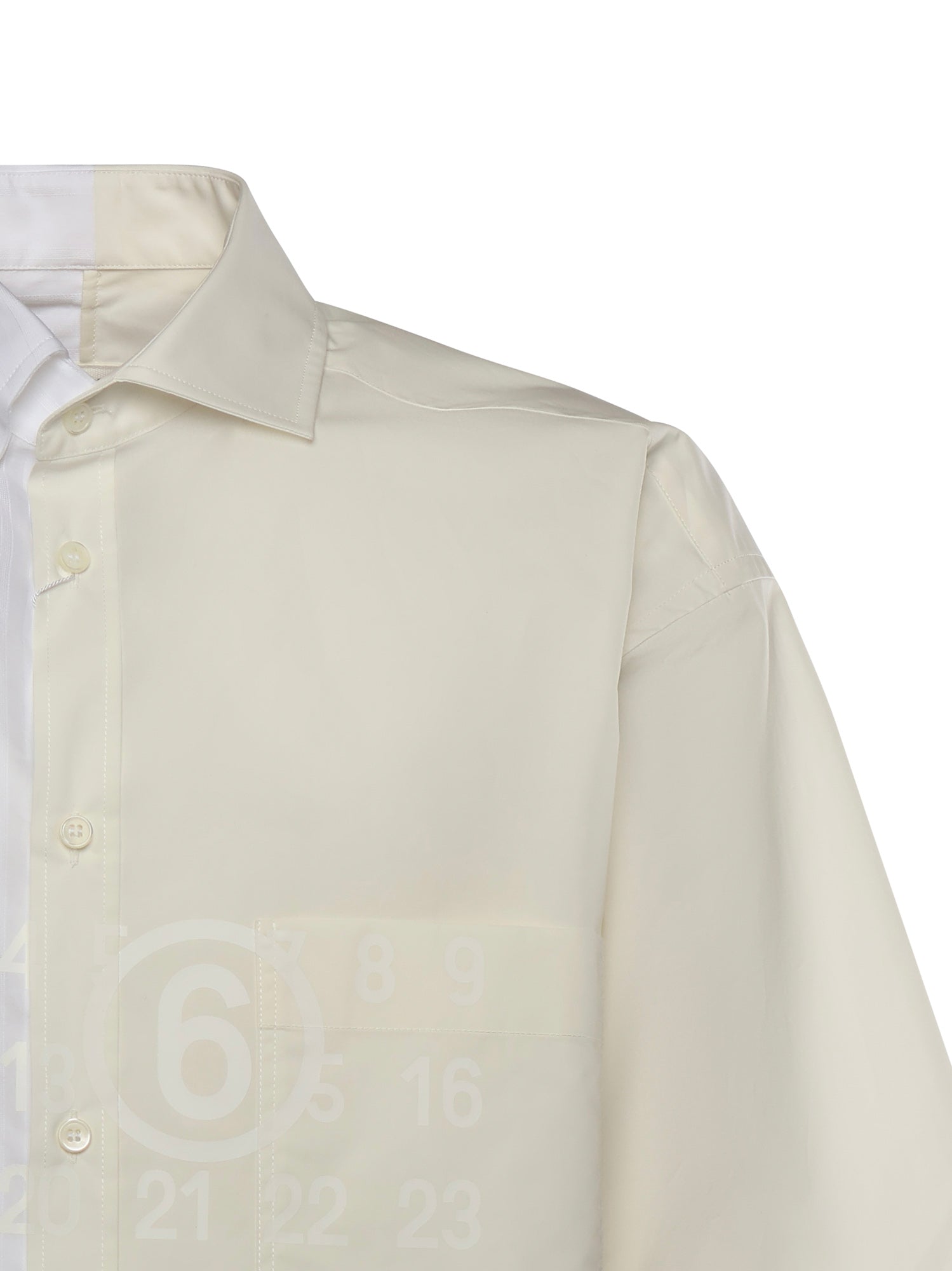 Camicia in popeline di cotone SH0DR0007 MTN135961 MM6 Maison Margiela 