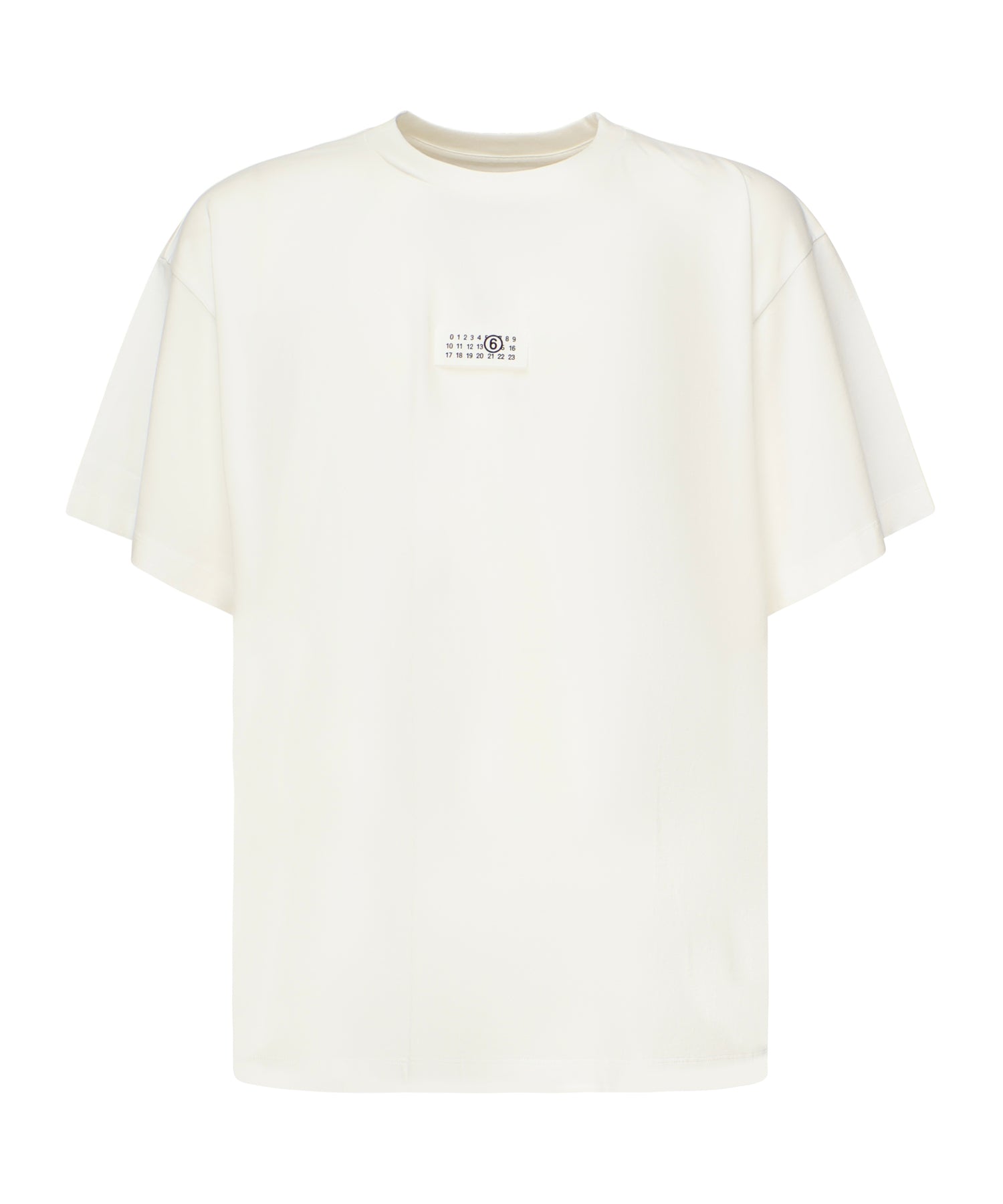T-shirt in cotone con logo SH0GC0032 S24312101 MM6 Maison Margiela 