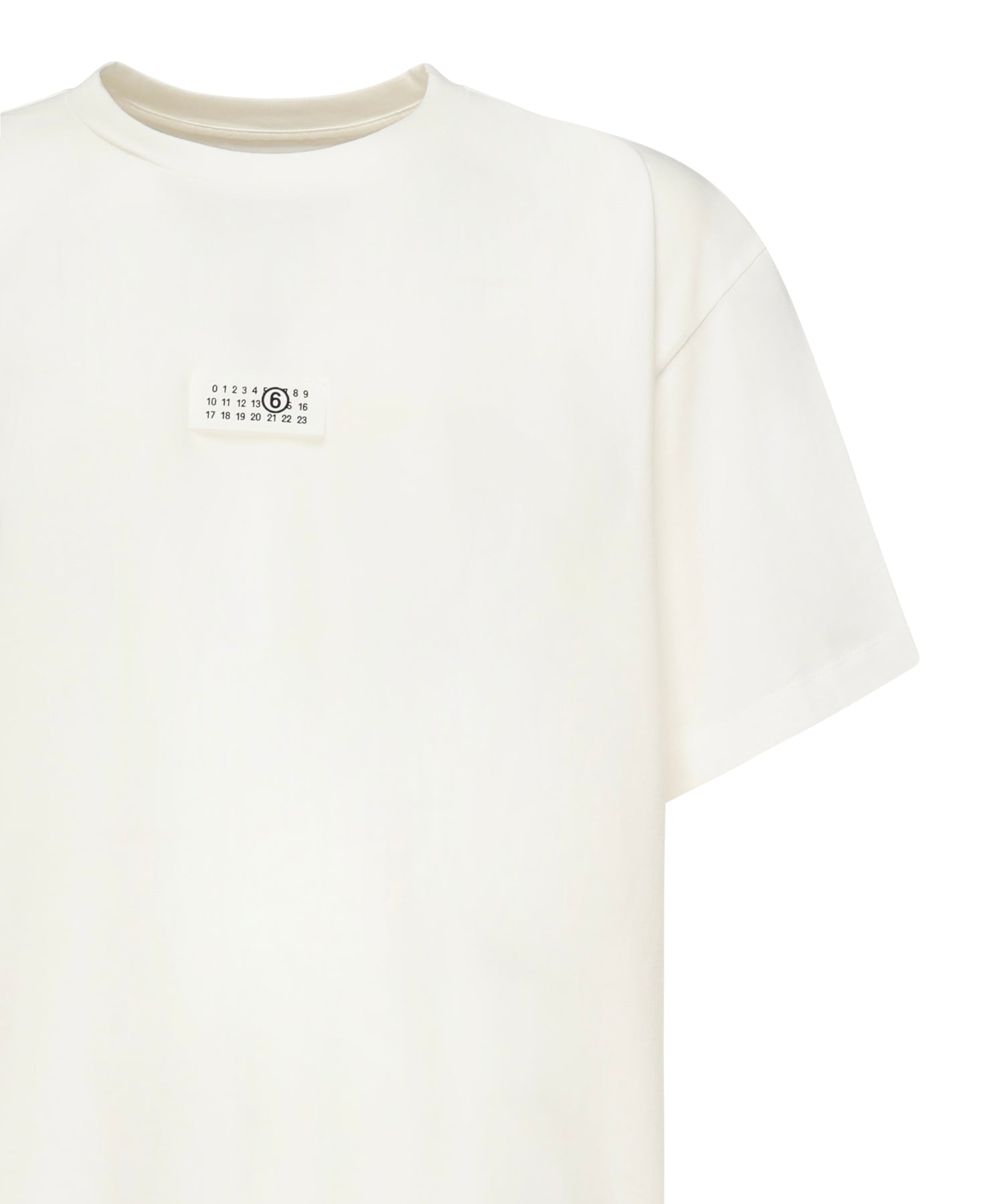 T-shirt in cotone con logo SH0GC0032 S24312101 MM6 Maison Margiela 