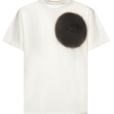 T-shirt con stampa spray in cotone SH0GC0067 M20048101 MM6 Maison Margiela 
