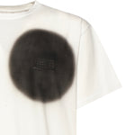 T-shirt con stampa spray in cotone SH0GC0067 M20048101 MM6 Maison Margiela 