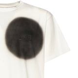 T-shirt con stampa spray in cotone SH0GC0067 M20048101 MM6 Maison Margiela 