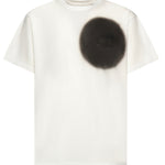 T-shirt con stampa spray in cotone SH0GC0067 M20048101 MM6 Maison Margiela 