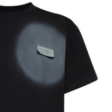 T-shirt con stampa spray in cotone SH0GC0067 M20048900 MM6 Maison Margiela 