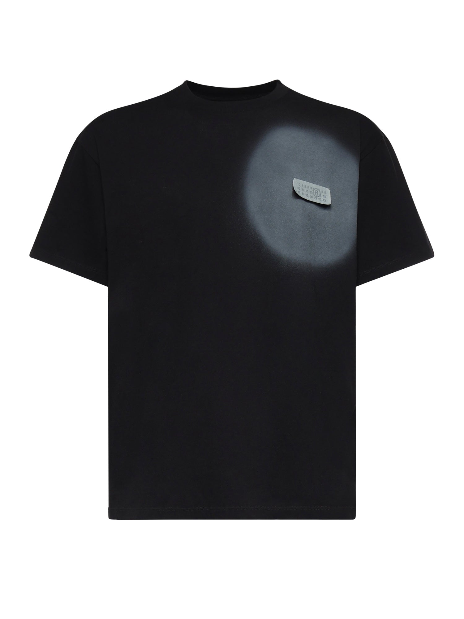 T-shirt con stampa spray in cotone SH0GC0067 M20048900 MM6 Maison Margiela 