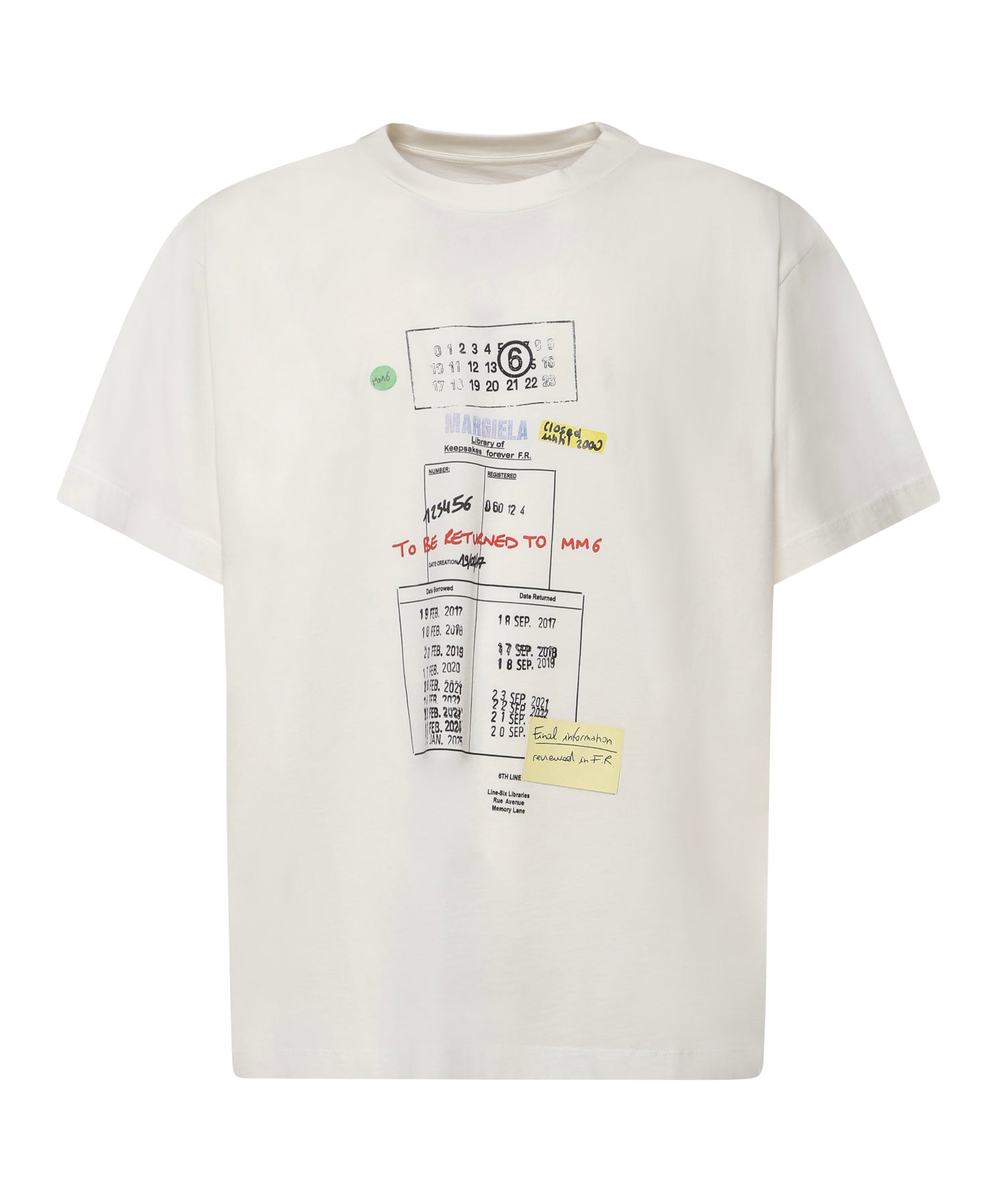 T-shirt con stampa in cotone SH0GC0070 M20170101 MM6 Maison Margiela 