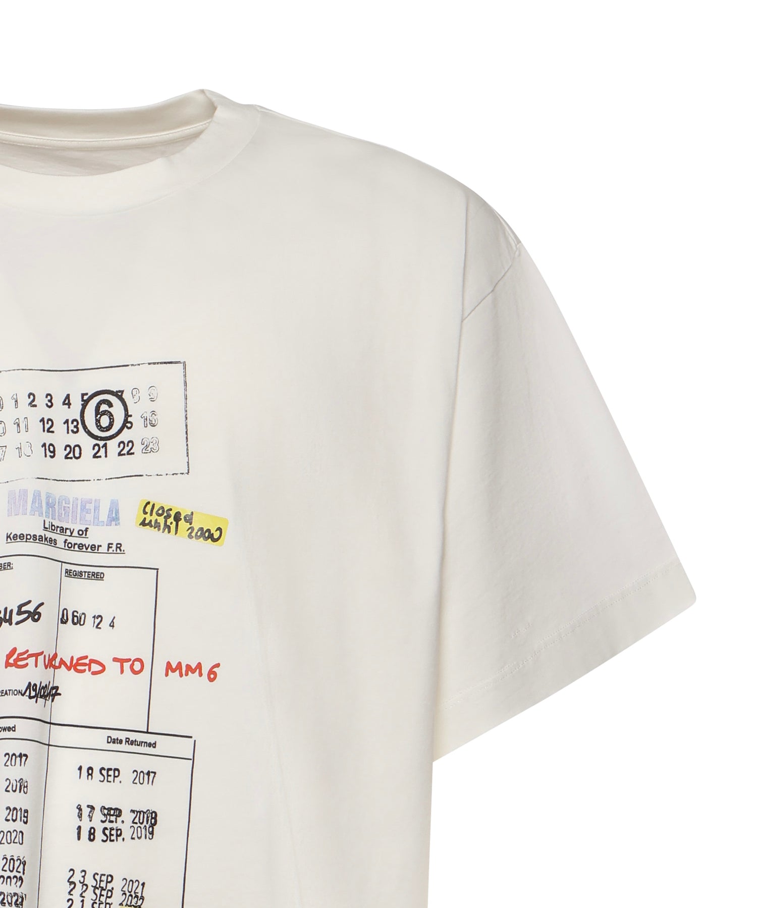 T-shirt con stampa in cotone SH0GC0070 M20170101 MM6 Maison Margiela 