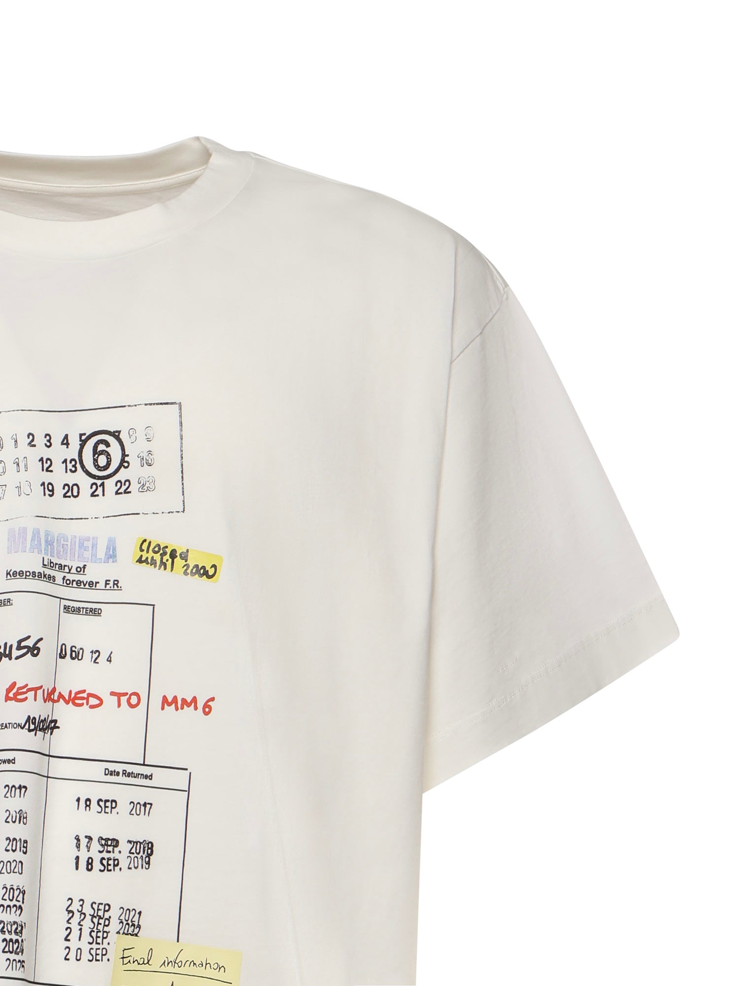 T-shirt con stampa in cotone SH0GC0070 M20170101 MM6 Maison Margiela 