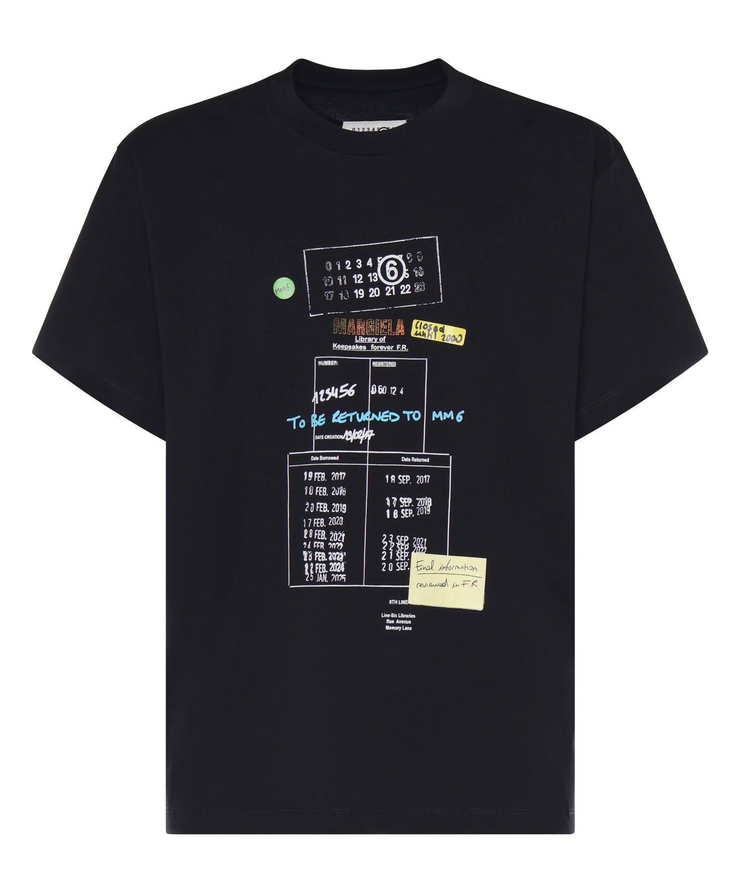 T-shirt con stampa in cotone SH0GC0070 M20170900 MM6 Maison Margiela 