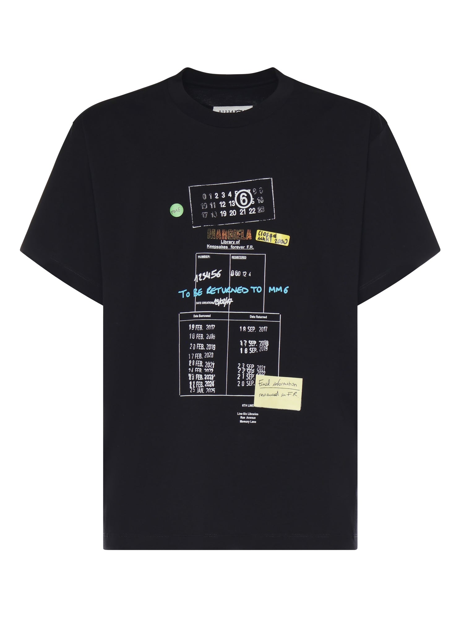 T-shirt con stampa in cotone SH0GC0070 M20170900 MM6 Maison Margiela 