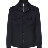 Overshirt Dulac-Pum MOUGI101278 TEPA184DARK BLU MooRER 