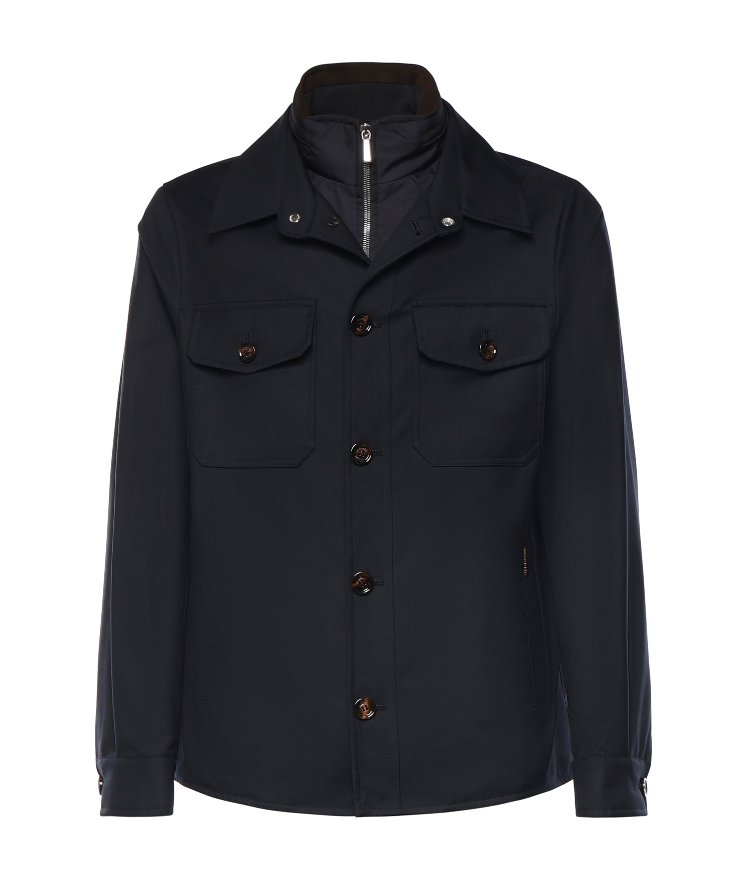 Overshirt Dulac-Pum MOUGI101278 TEPA184DARK BLU MooRER 