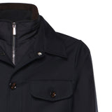 Overshirt Dulac-Pum MOUGI101278 TEPA184DARK BLU MooRER 