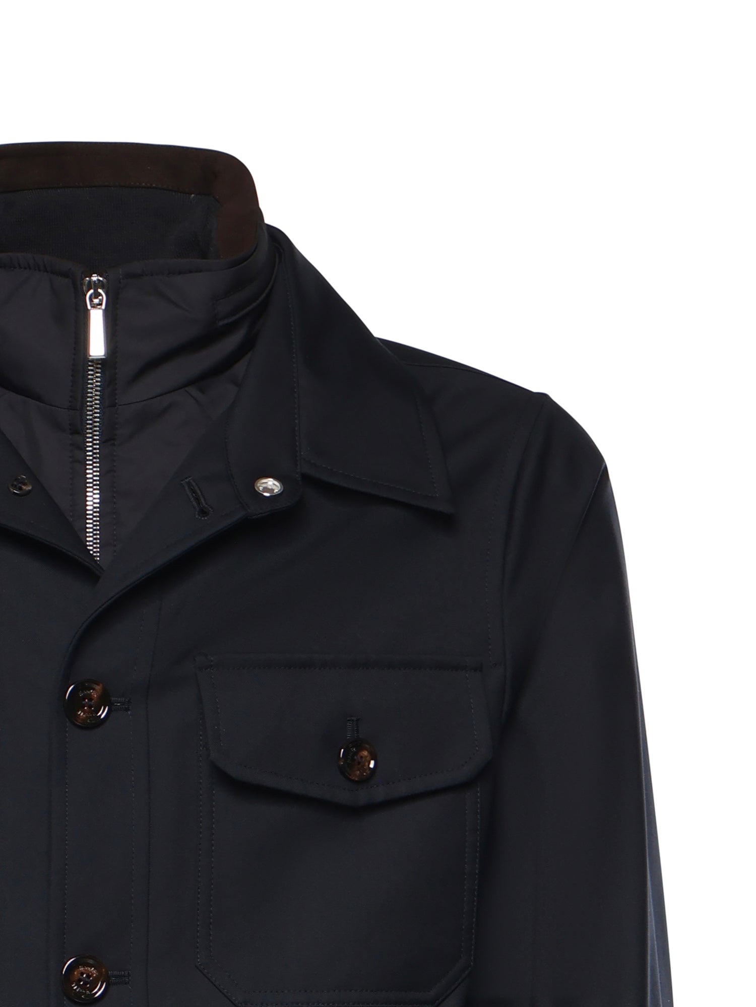 Overshirt Dulac-Pum MOUGI101278 TEPA184DARK BLU MooRER 