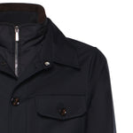 Overshirt Dulac-Pum MOUGI101278 TEPA184DARK BLU MooRER 