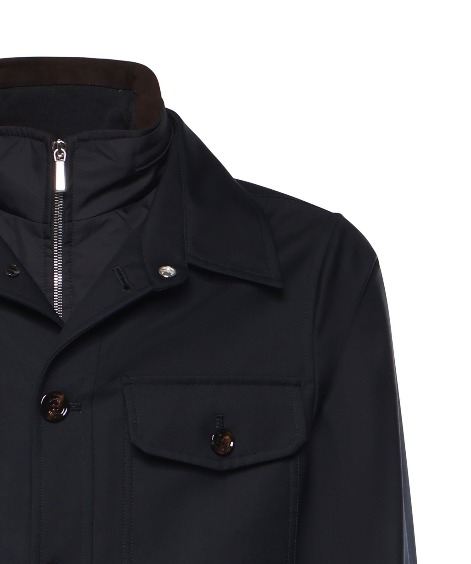 Overshirt Dulac-Pum MOUGI101278 TEPA184DARK BLU MooRER 