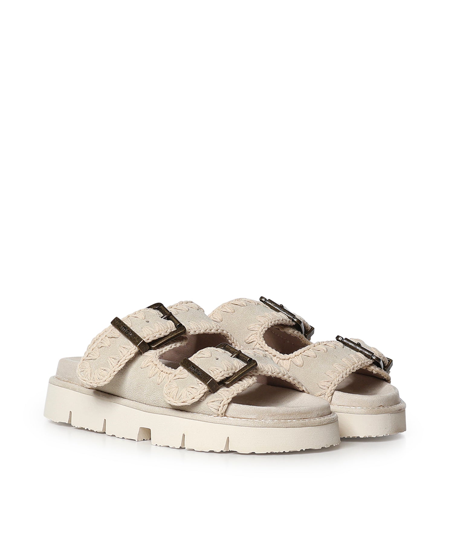 Sandali Bio in camoscio MUSW461005A CHLK MOU 