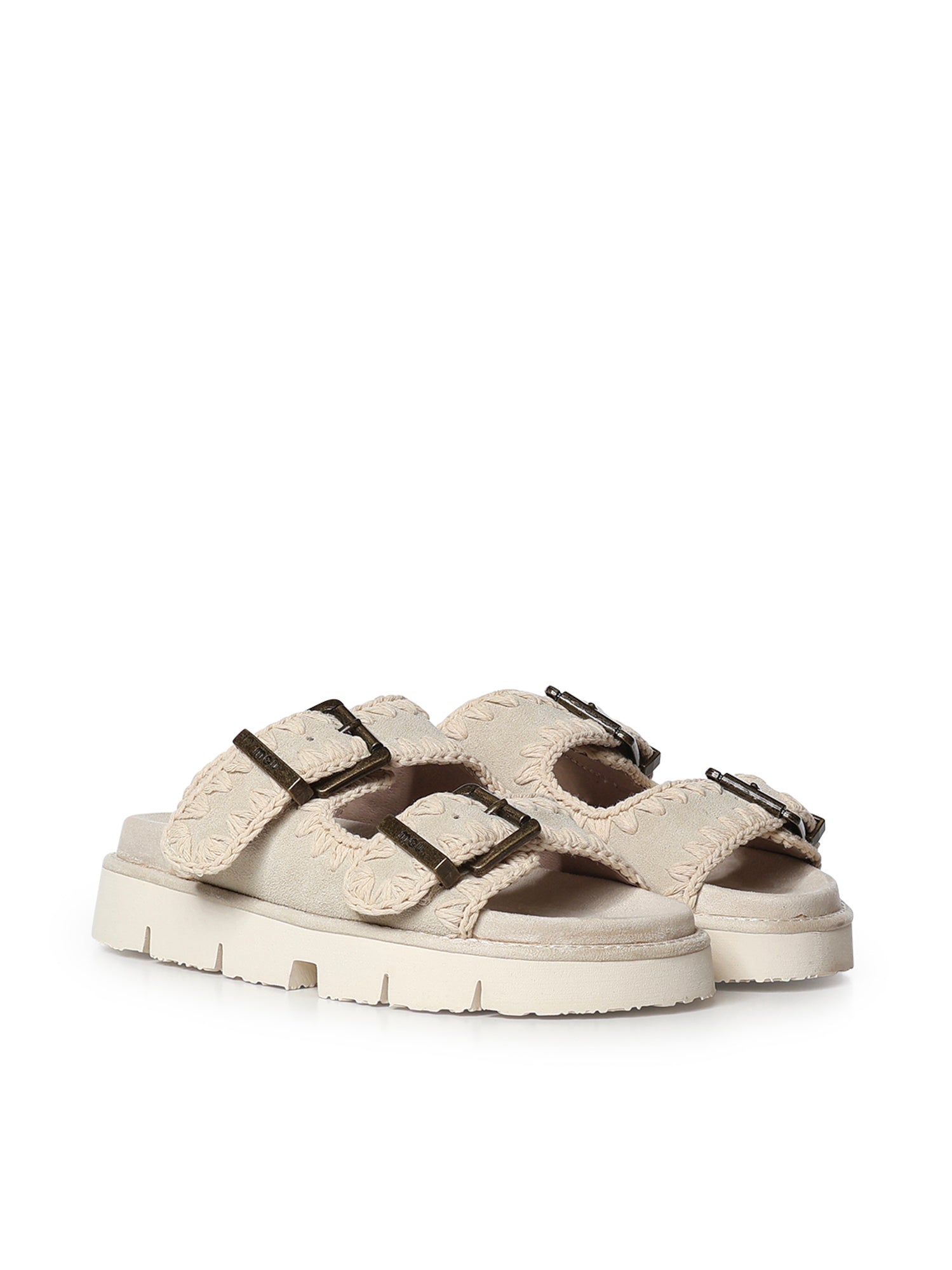 Sandali Bio in camoscio MUSW461005A CHLK MOU 