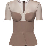 Top bustier NDTOP1107500700VR  NENSI DOJAKA 