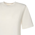 T-shirt cropped in jersey di cotone 26SSNTP-0001 BIANCO NINEMINUTES 