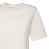 T-shirt cropped in jersey di cotone 26SSNTP-0001 BIANCO NINEMINUTES 